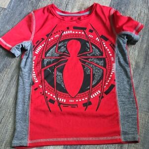 Jumping Beans Red and Gray Spider Graphic Tee
